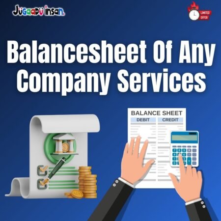 Balancesheet of Any Company