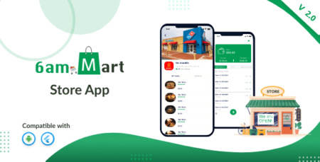 6amMart - Delivery Man App Plugin