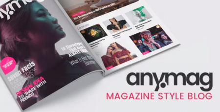 Anymag - Magazine Style WordPress Blog