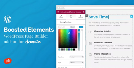 Boosted Elements – Page Builder Add-on for Elementor