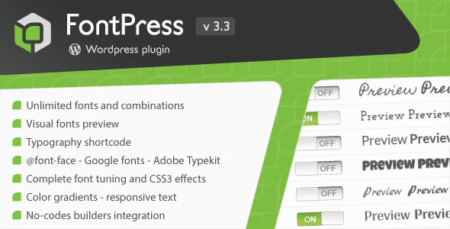 FontPress - WordPress Font Manager Plugin