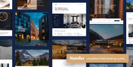 Hoteller - Hotel Booking WordPress