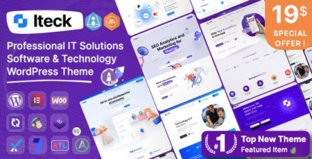 Iteck - Software & Technology WordPress Theme