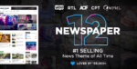Newspaper WordPress Theme - Best Blog News Magazine Theme