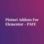 Piotnet Addons For Elementor Pro - WPN