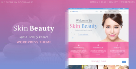 Skin Beauty - Spa WordPress Theme