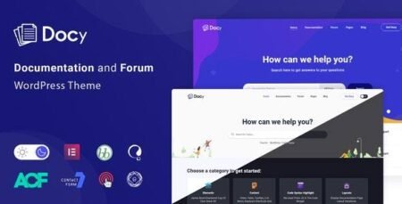 Docy - Documentation, Knowledge base & LMS WordPress Theme with Helpdesk Forum