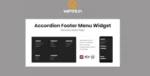 Accordion Footer Menu Widget For Elementor