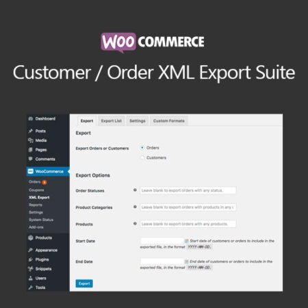 WooCommerce Customer / Order / XML Export Suite