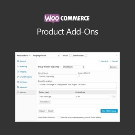 WooCommerce Product Addons